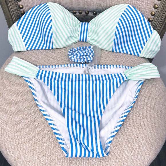 Victoria's Secret Other - Victoria’s Secret 2 Piece Bikini Striped SM & MED